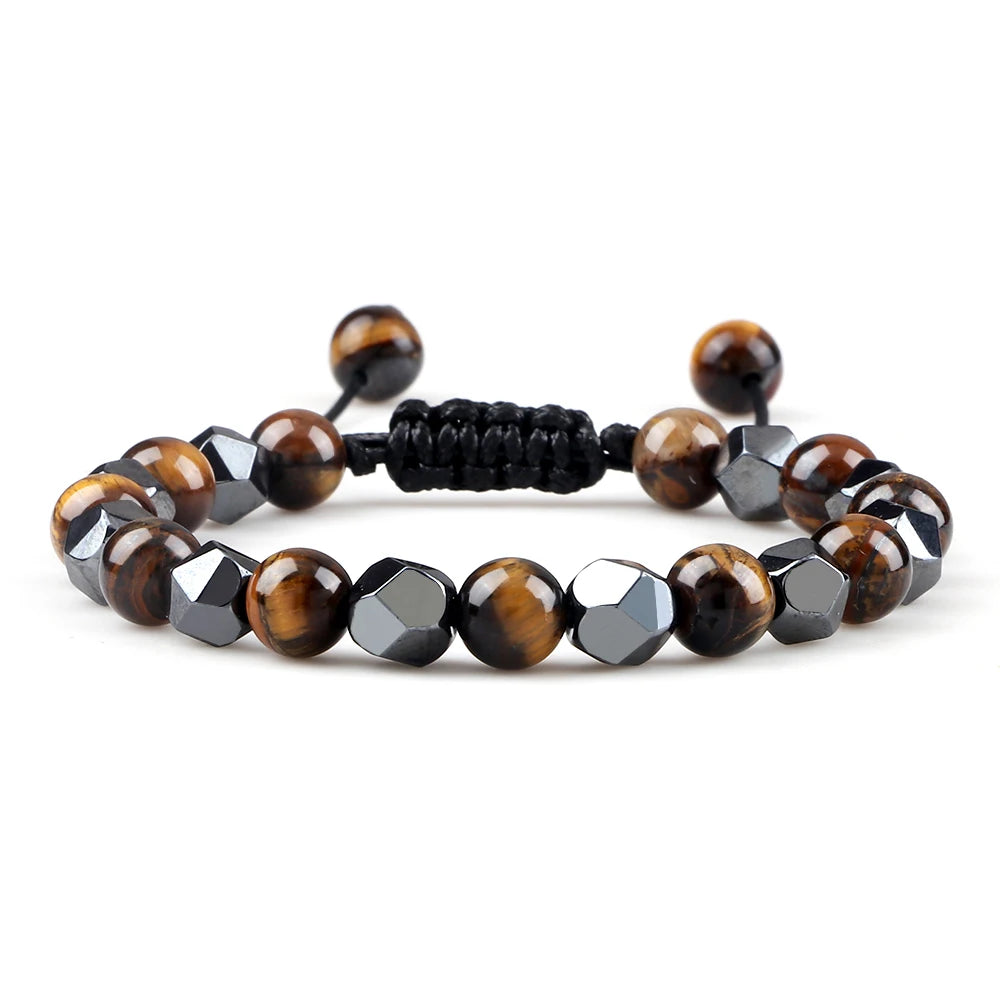 Tinkers Natural Lava Stone Beaded Bracelet Yoga Style Luxe Elegance - Uncategorized