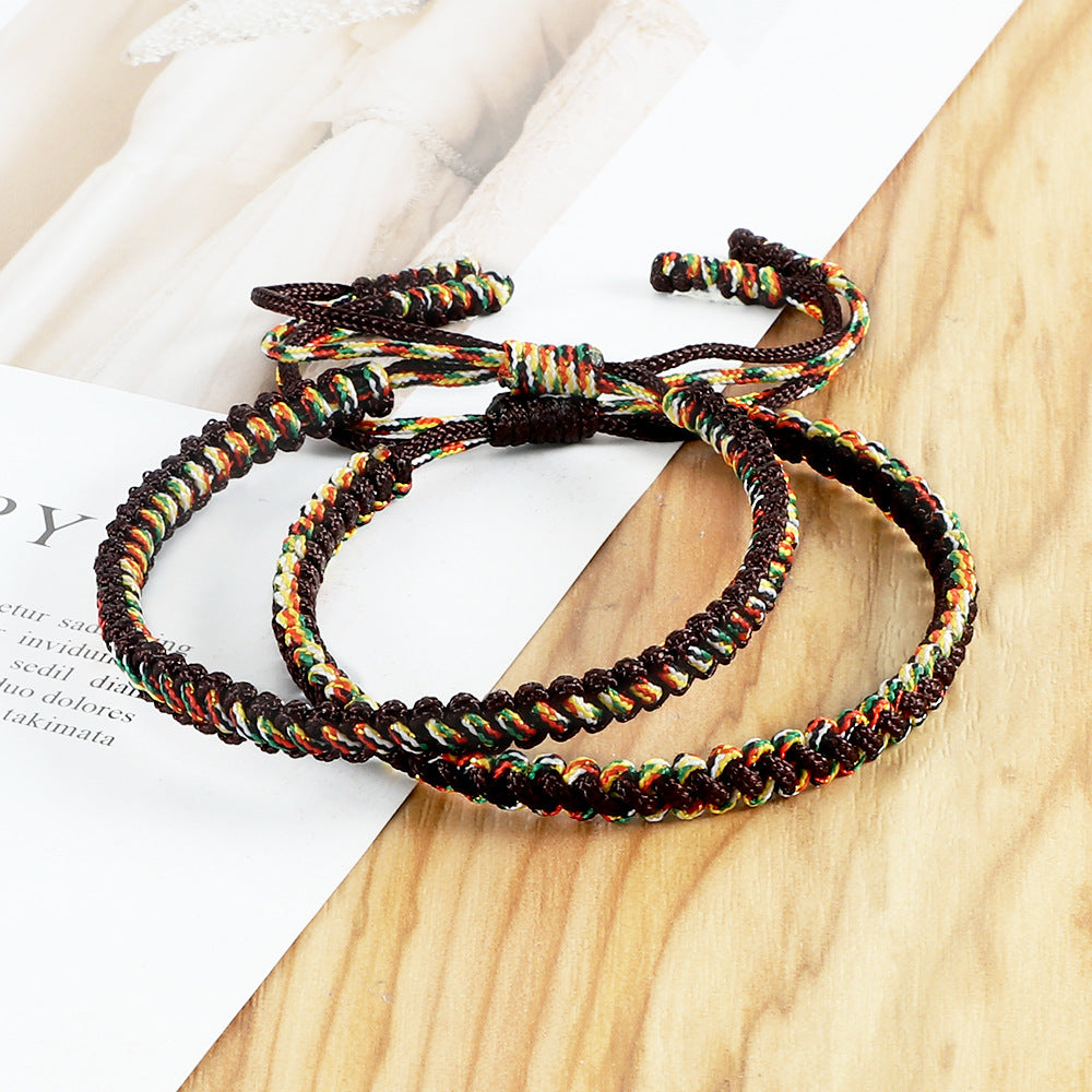 Tinkers Hand Woven Chinese Knot Bracelet Artisan Collection - 0