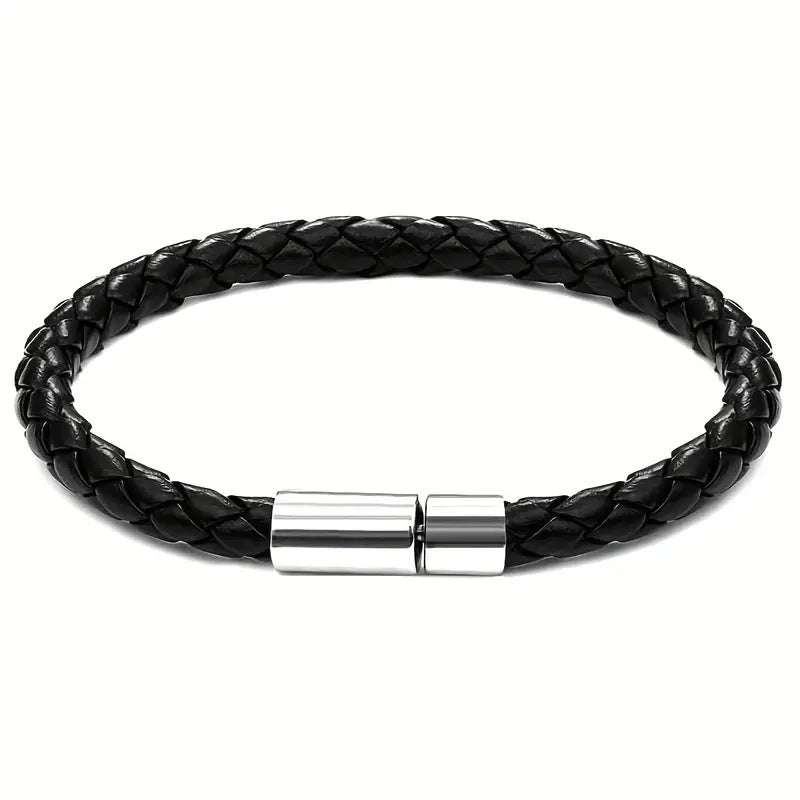 Tinkers Premier PU Woven Leather Bracelet For Couples Edition - 0