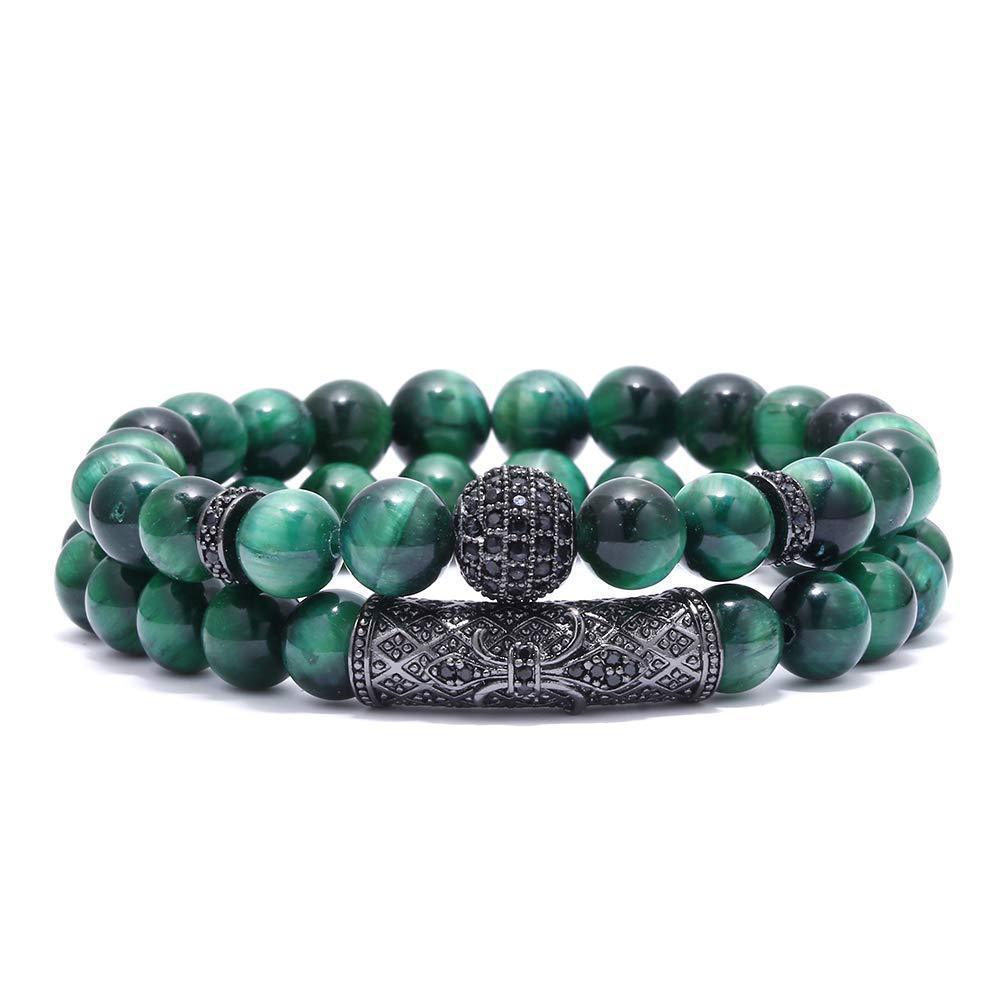 Tinkers Tiger Eye Bracelet Unisex Natural Stone Collection Elite - 0