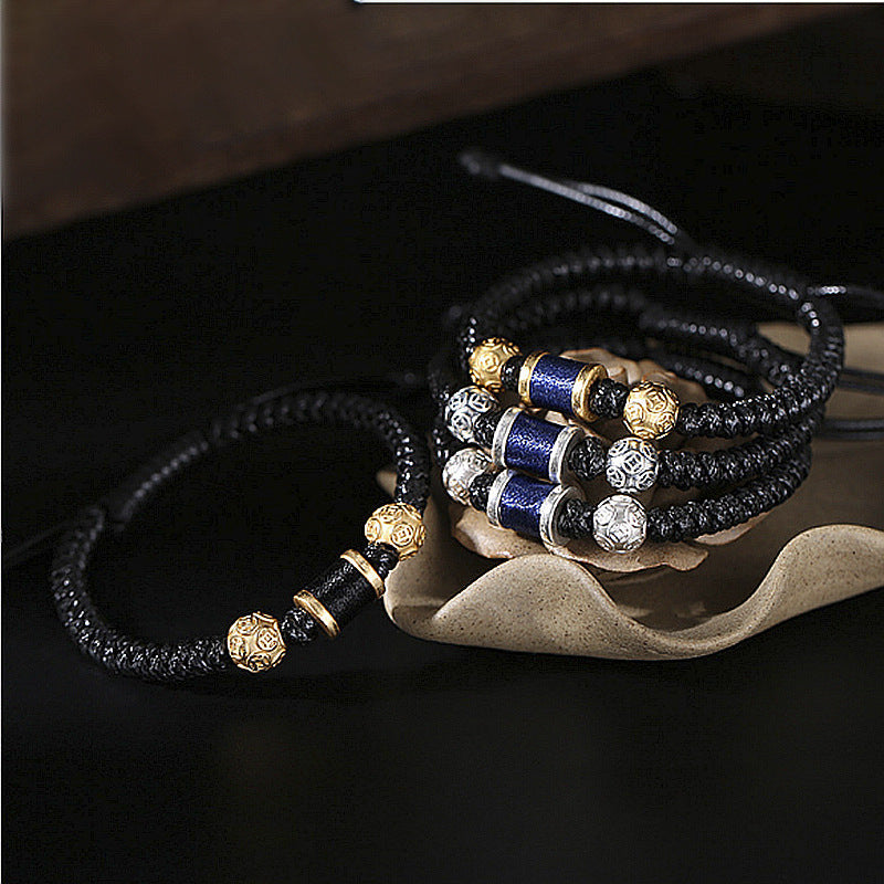 Tinkers Fashion New Hand Woven Money Beads Bracelet Premium Colors - 0