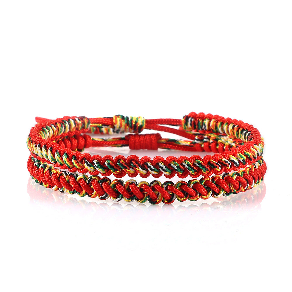 Tinkers Hand Woven Chinese Knot Bracelet Artisan Collection - 0