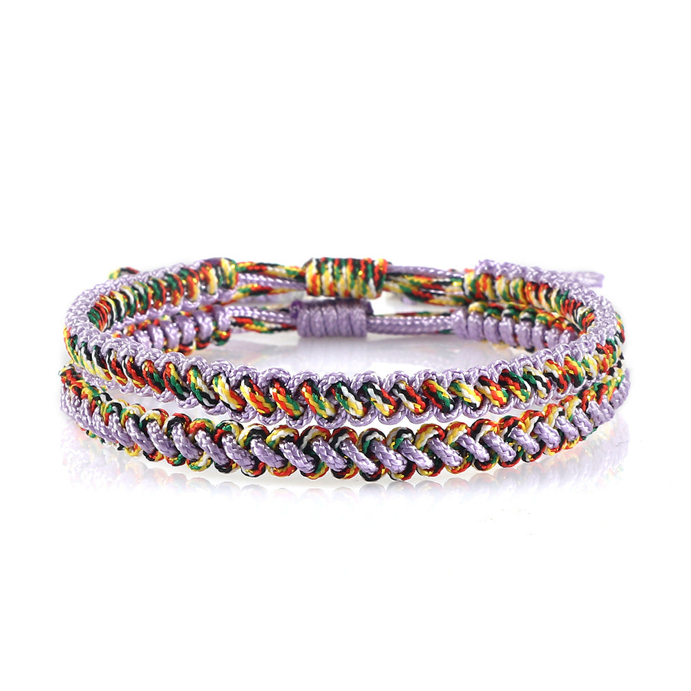 Tinkers Hand Woven Chinese Knot Bracelet Artisan Collection - 0