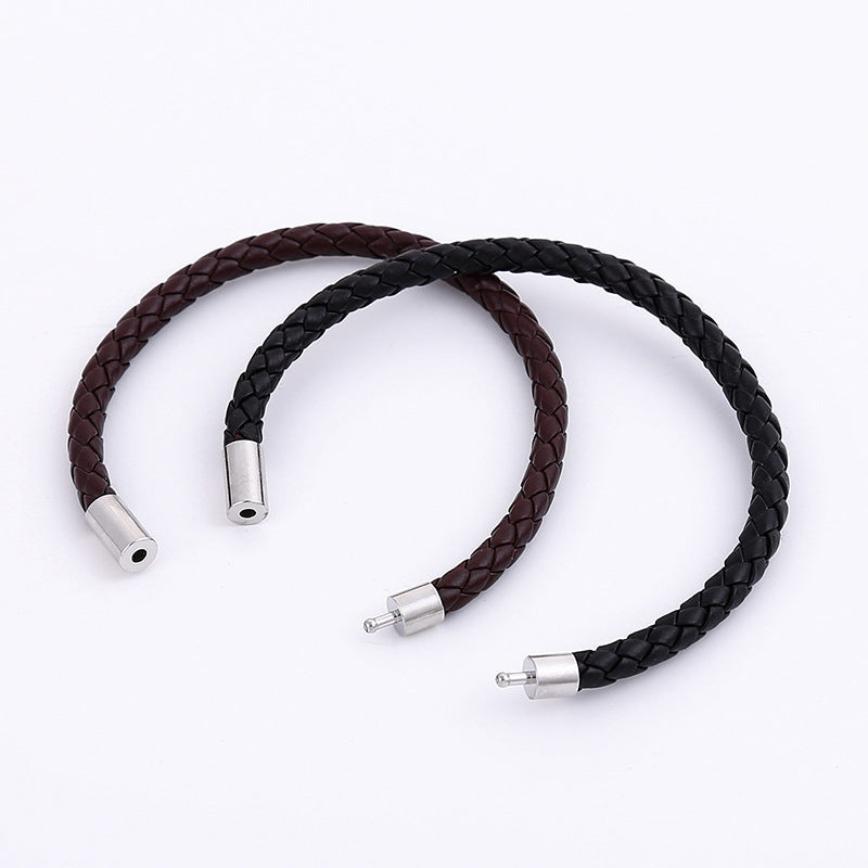 Tinkers Premier PU Woven Leather Bracelet For Couples Edition - 0