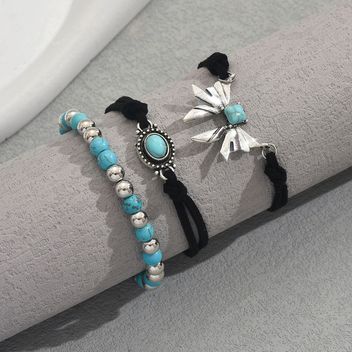 Tinkers Tinkers Limited Butterfly Turquoise Hand Woven Bracelet - 0