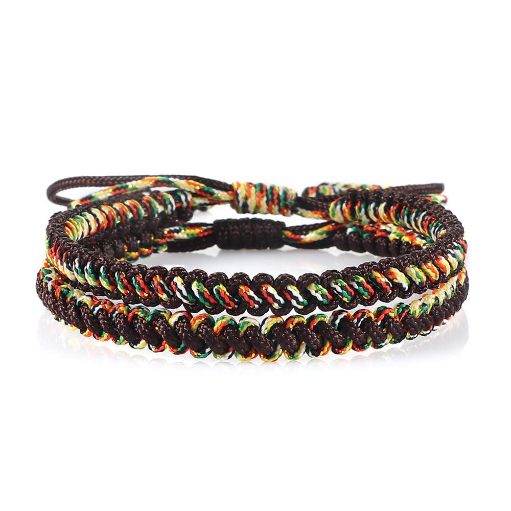 Tinkers Hand Woven Chinese Knot Bracelet Artisan Collection - 0