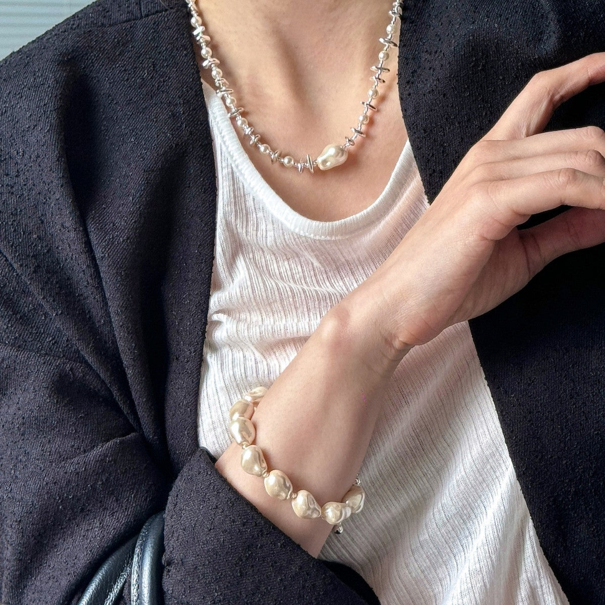 Tinkers Tinkers Baroque Pearl Bracelet Elegant Limited Edition - 0