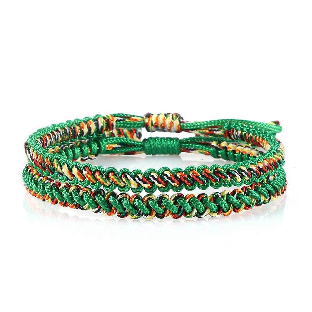 Tinkers Hand Woven Chinese Knot Bracelet Artisan Collection - 0
