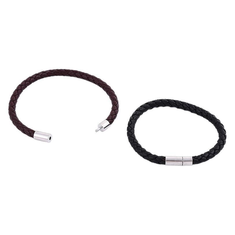 Tinkers Premier PU Woven Leather Bracelet For Couples Edition - 0