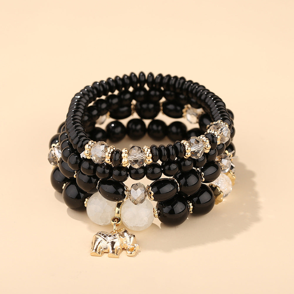 Tinkers Crystal Elephant Pendant Bracelet Exclusive Collection - 0