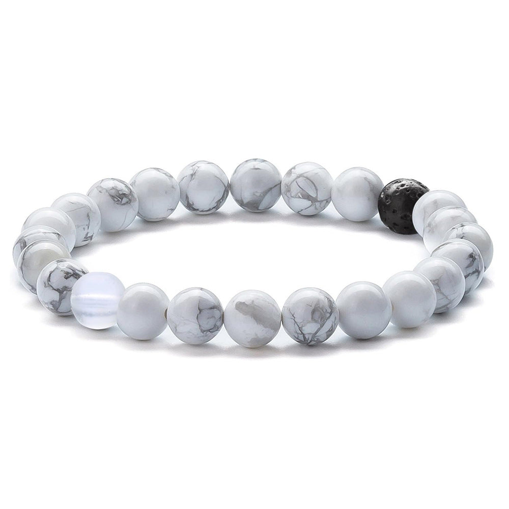 Tinkers Tiger Eye Volcanic Rock Yoga Beaded Bracelet Exclusive - 0