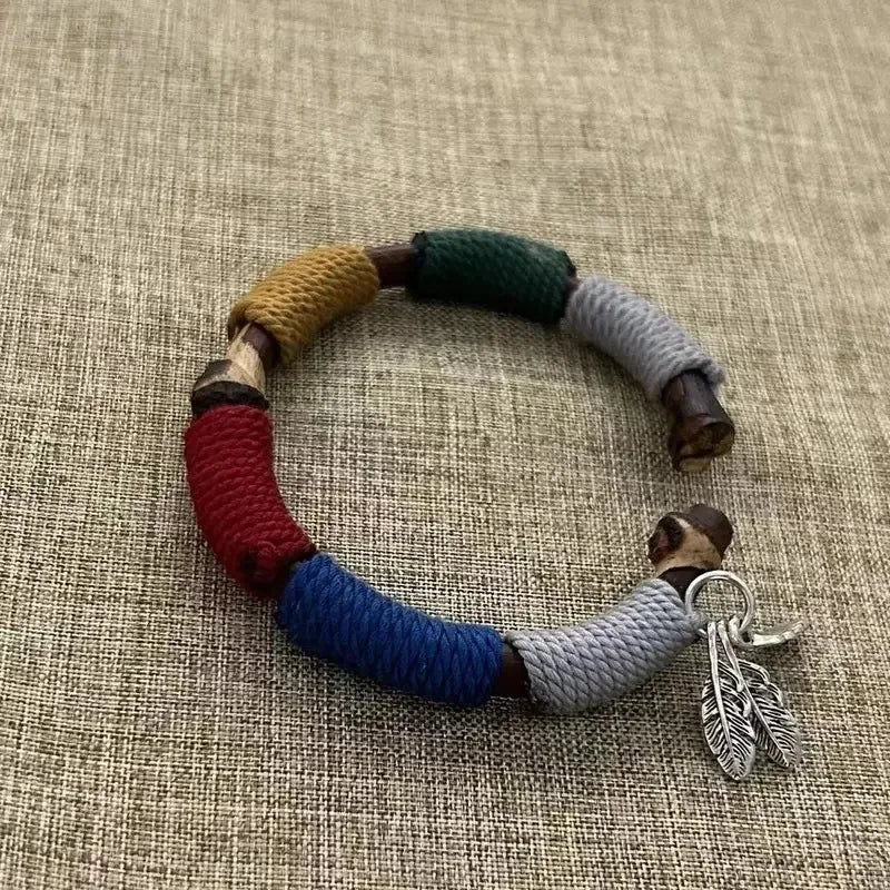 Tinkers Natural Chicken Blood Vine Adjustable Tibetan Bracelet -