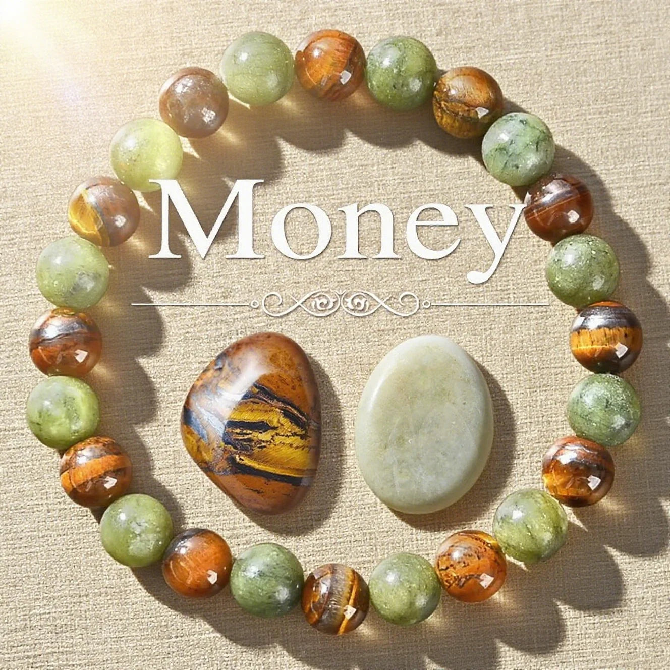 Handcrafted Jade Prosperity Bracelet for Women By Tinkers