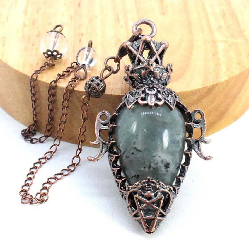 Natural Amethyst Quartz Pendulum Healing Gift For Women