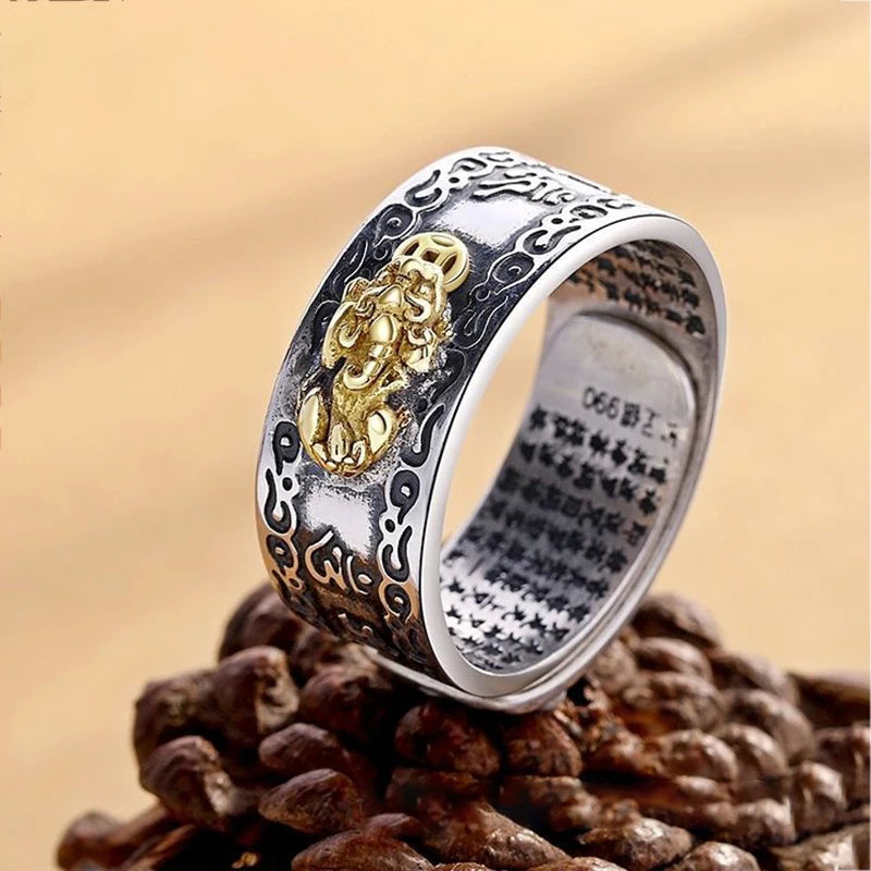 Pixiu Wealth Ring By Tinkers Prosperity And Good Luck
