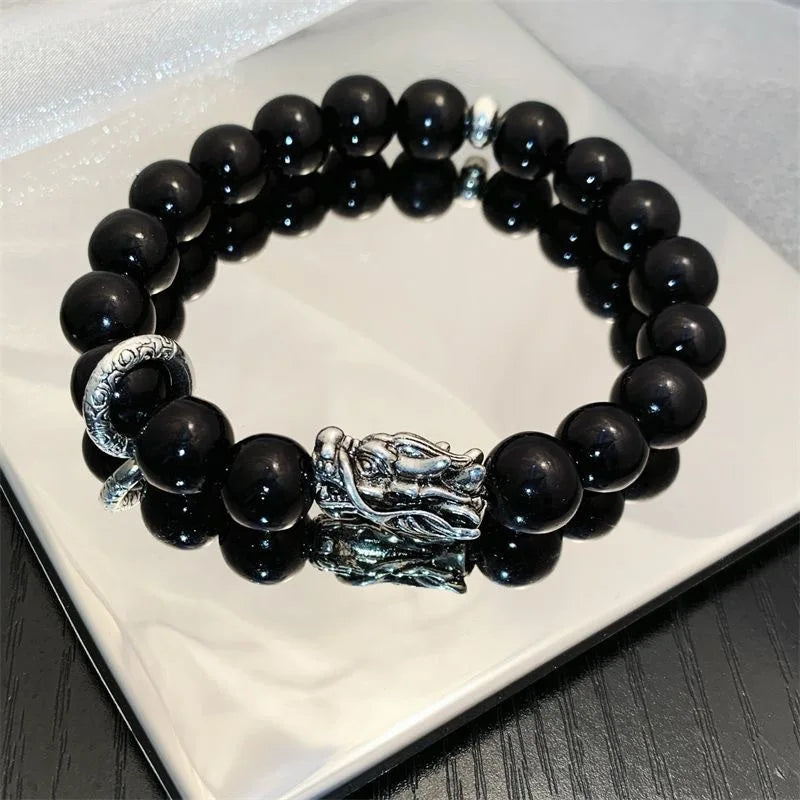 Blue Crystal Dragon Bracelet by Tinkers for Balance