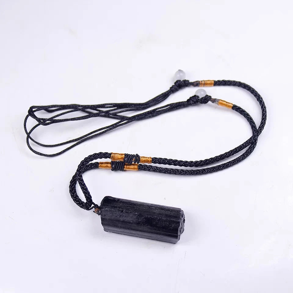 Schwarzer Turmalin-Anhänger von Tinkers - Spirituelle Energie