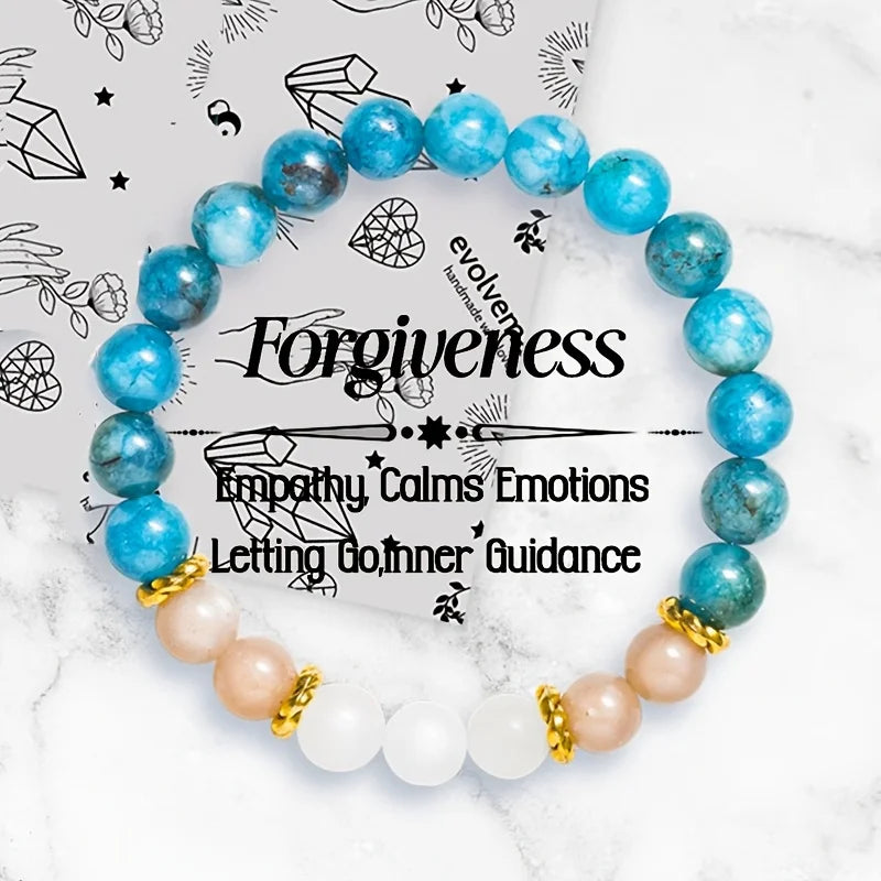 Blue Apatite Sunstone Bracelet By Tinkers - Balance