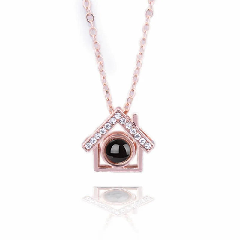 Tinkers Projection Necklace 100 Languages I Love You Pendant -