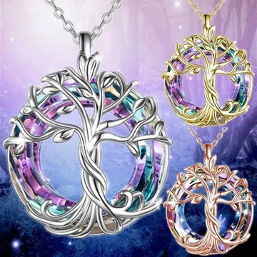 Tree of Life Crystal Necklace By Tinkers - Spiritual Energy