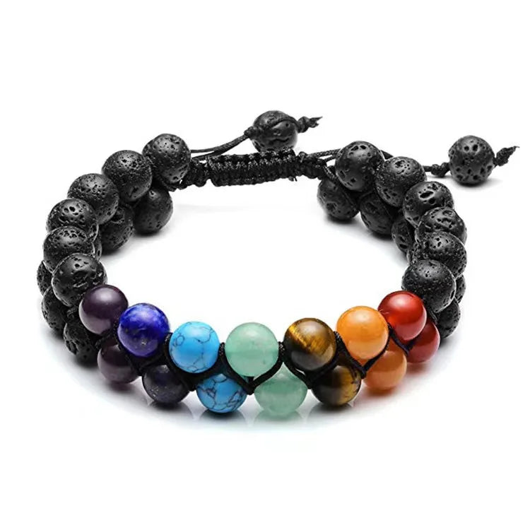 7 Chakra Stone Bracelet By Tinkers - Spiritual Healing