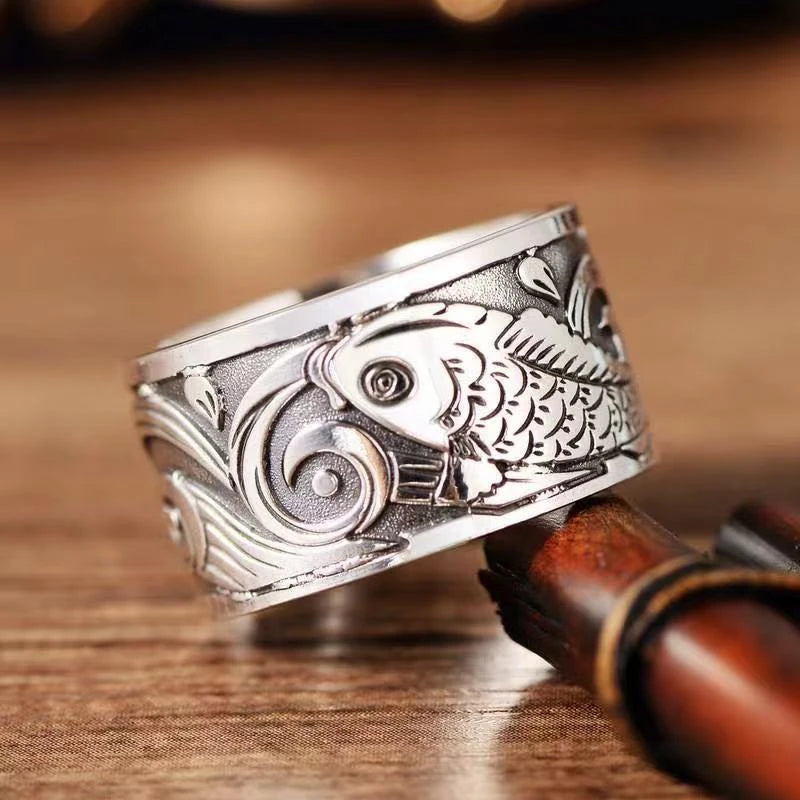 Tinkers Dragon Ring - Protection And Spiritual Energy