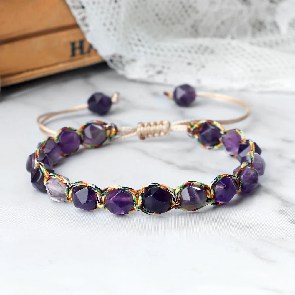 Tinkers BohoNest Tiger Eye Jasper Amethyst Bracelets Signature -