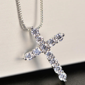 Crystal Cross Necklace By Tinkers Spiritual Healing