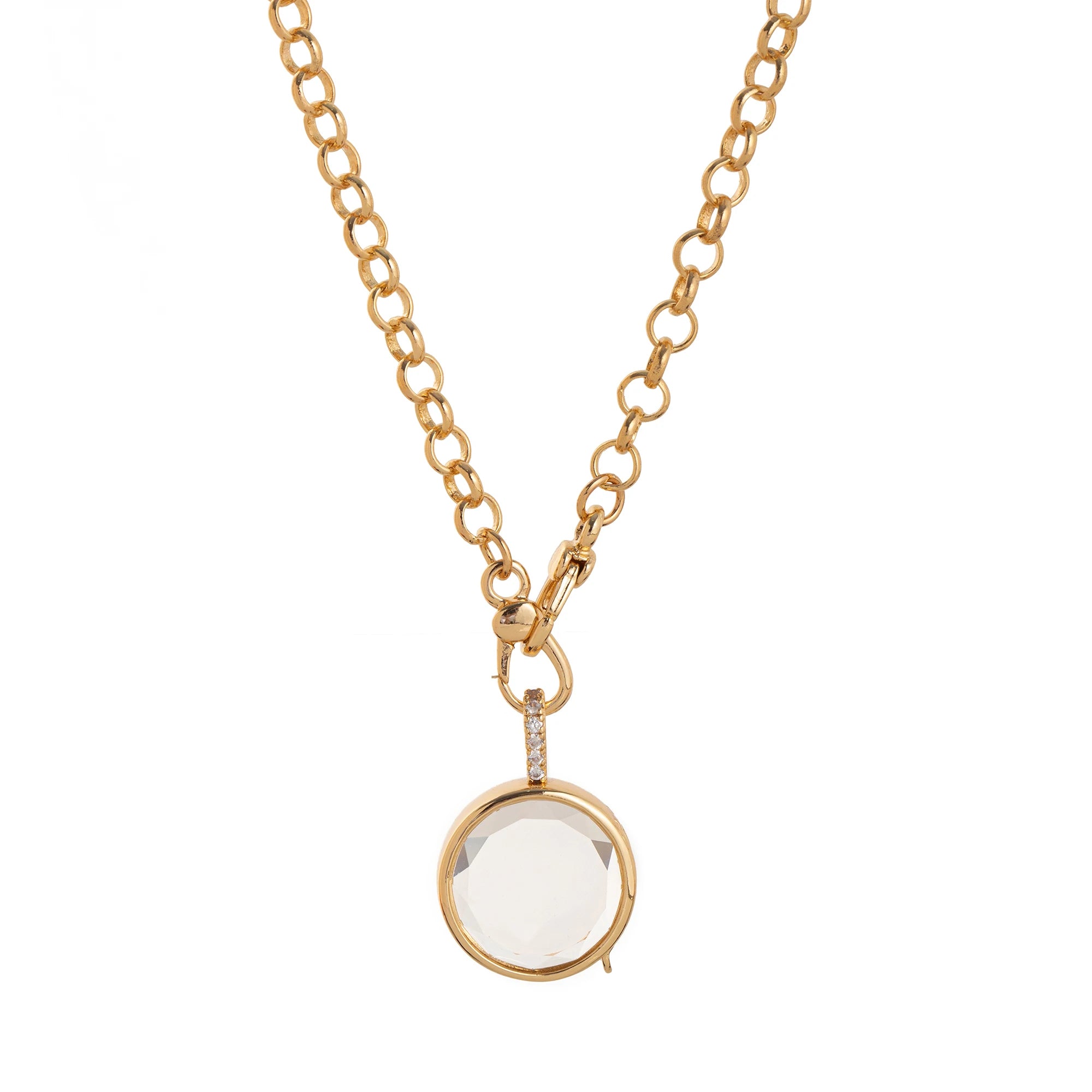 Collana minimalista con cuore di acquamarina e guarigione dell'oceano