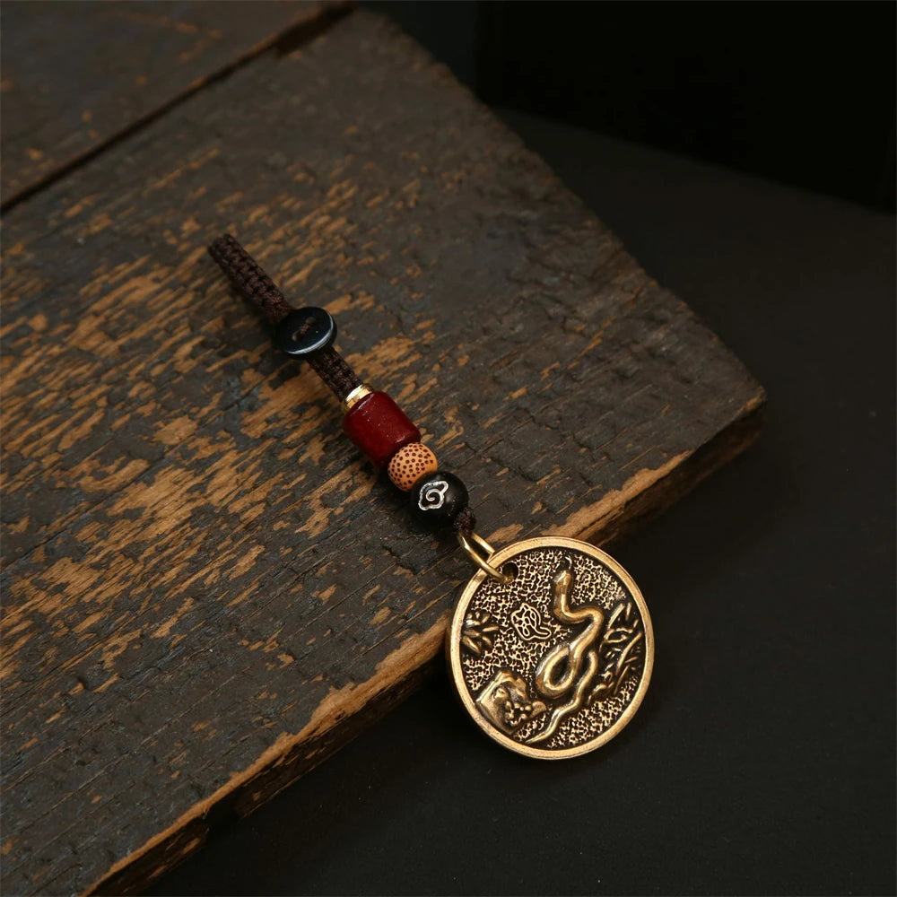 Tinkers Chinese Zodiac Keychain 12 Signs Dragon Charm for Men - Apparel & Accessories > Handbag & Wallet Accessories > Keychains