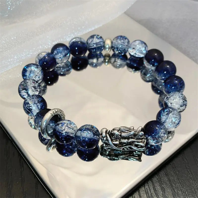Blaues Kristalldrachenarmband von Tinkers for Balance