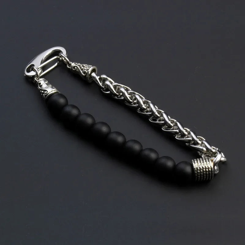 Tinkers Tinkers Stainless Steel Chain Bracelet Tiger Eye Elite - Uncategorized