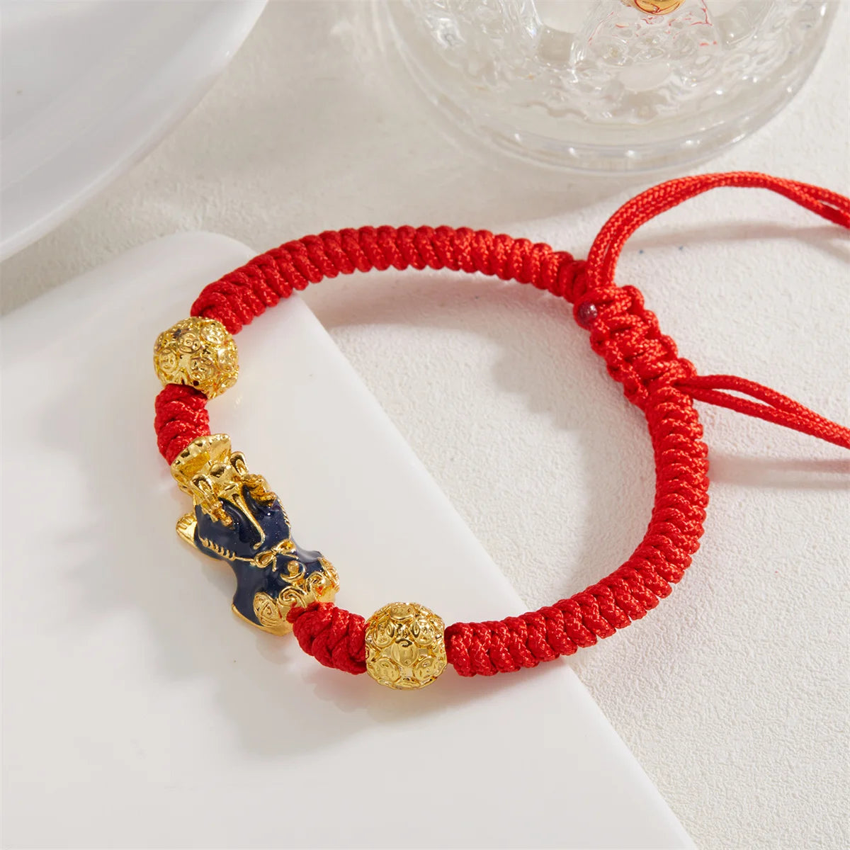 Natural Stone Pixiu Wealth Bracelet by Tinkers Unisex