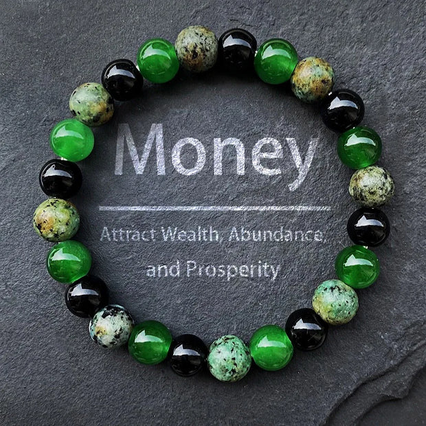 Natural Tigereye Crystal Beaded Bracelet Signature Edition