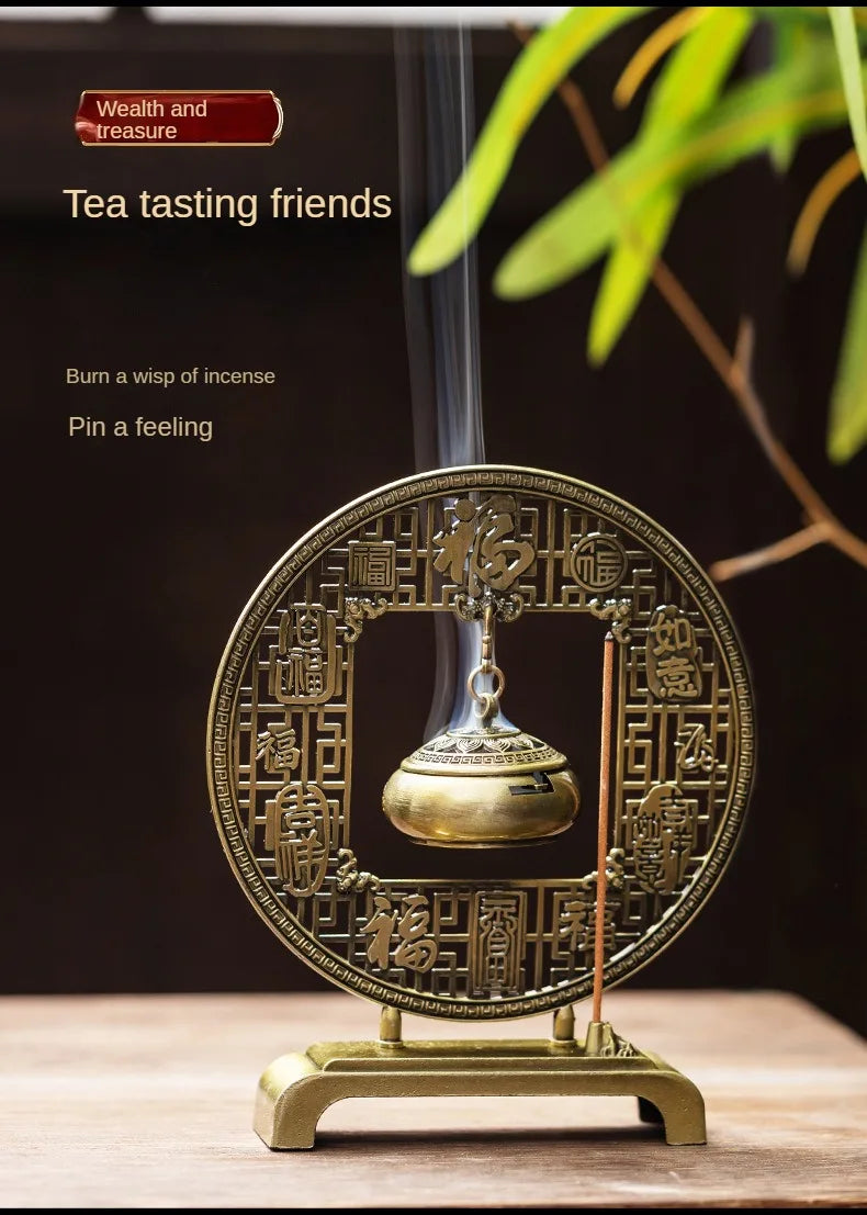 Tinkers Five Blessings Incense Burner Sandalwood Taoist Ornaments - Home & Garden > Decor > Home Fragrance Accessories > Incense Holders