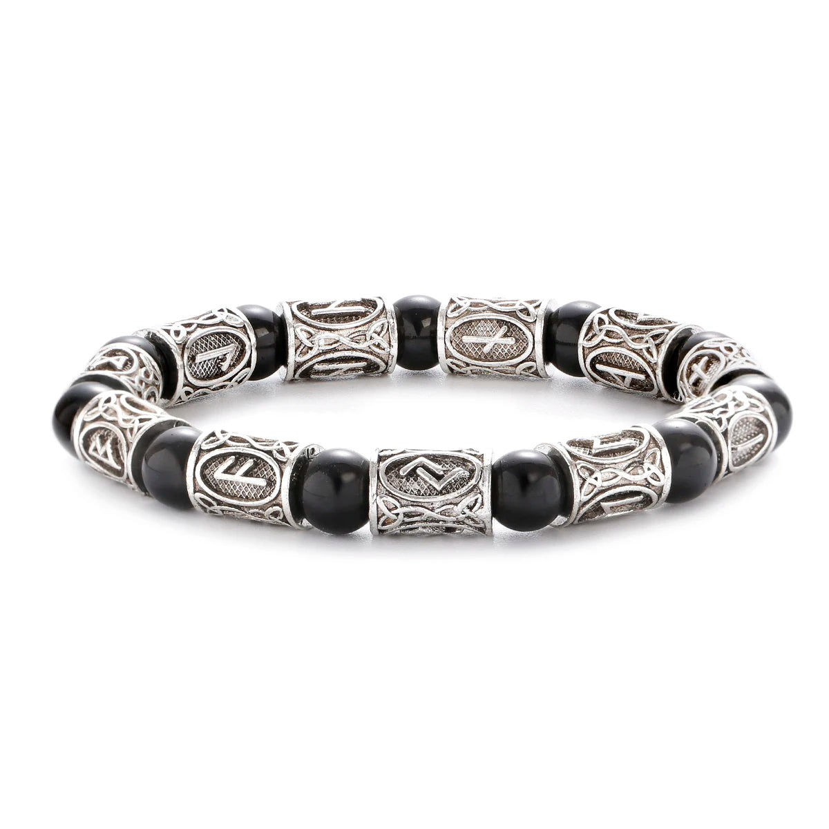 Tinkers Viking Rune Bracelet Wood Lava Stone Bohemian Exclusive -