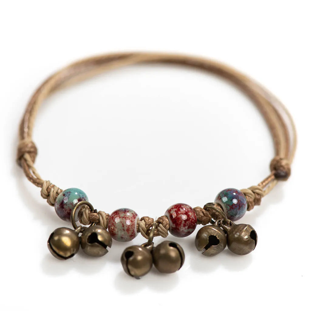 Tinkers Tinkers Handmade Ceramic Beads Retro Bracelet Exclusive -