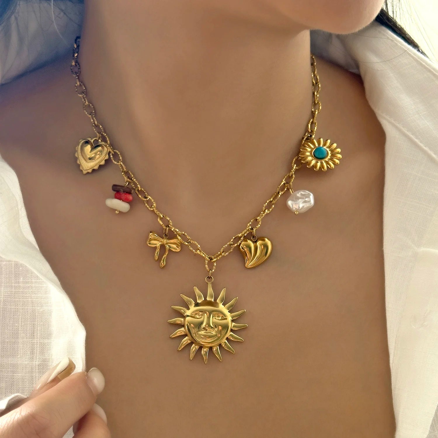 Serene Handcrafted Starfish Pendant Necklace by Tinkers for Women