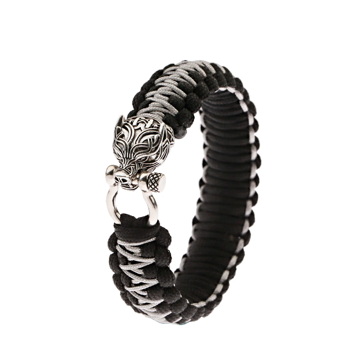Tinkers Nordic Skull Punk Lanyard Bracelet Unisex Viking Jewelry -