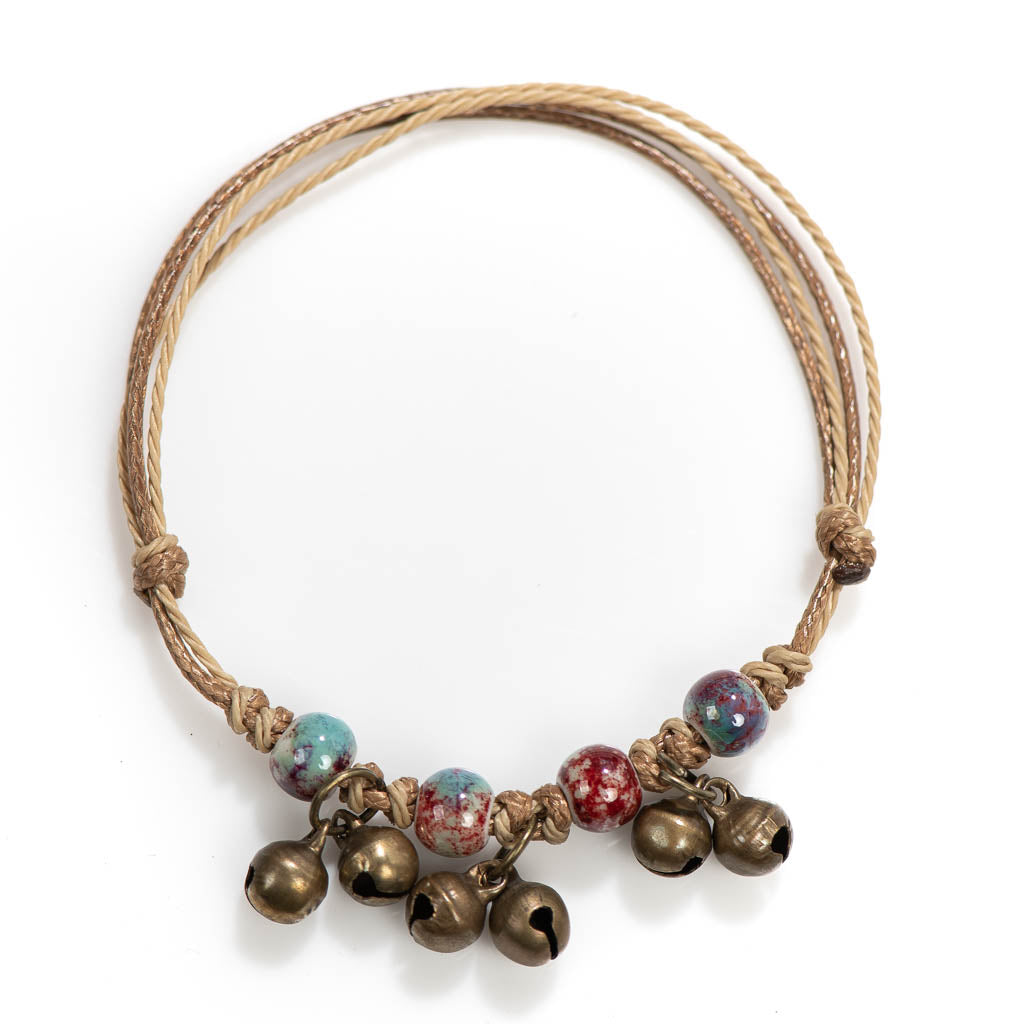 Tinkers Tinkers Handmade Ceramic Beads Retro Bracelet Exclusive -