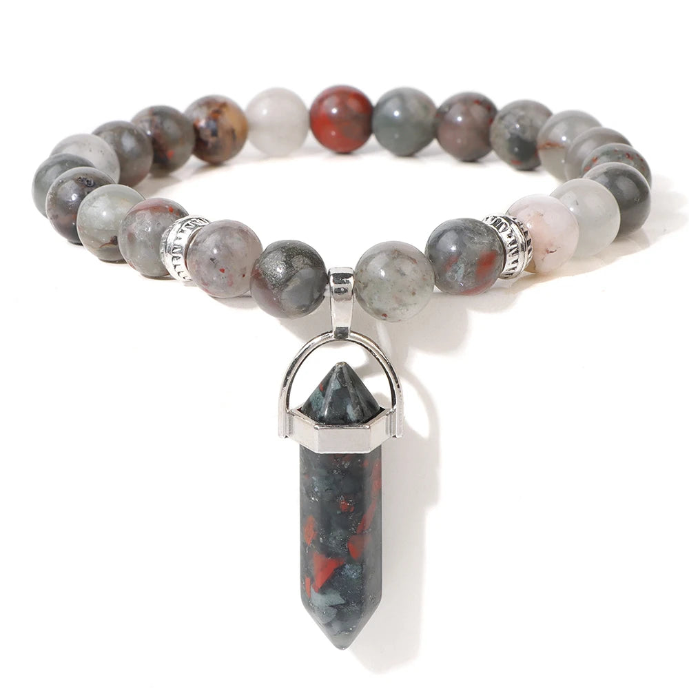 Unisex Natural Tiger Eye Bracelet for Healing Balance by Tinkers