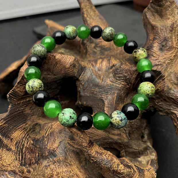 Natural Tigereye Crystal Beaded Bracelet Signature Edition