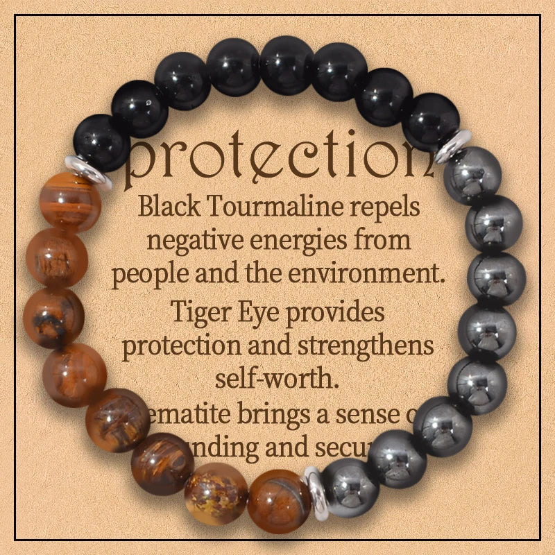 Tiger Eye Obsidian Hematite Set By Tinkers Energy Balance