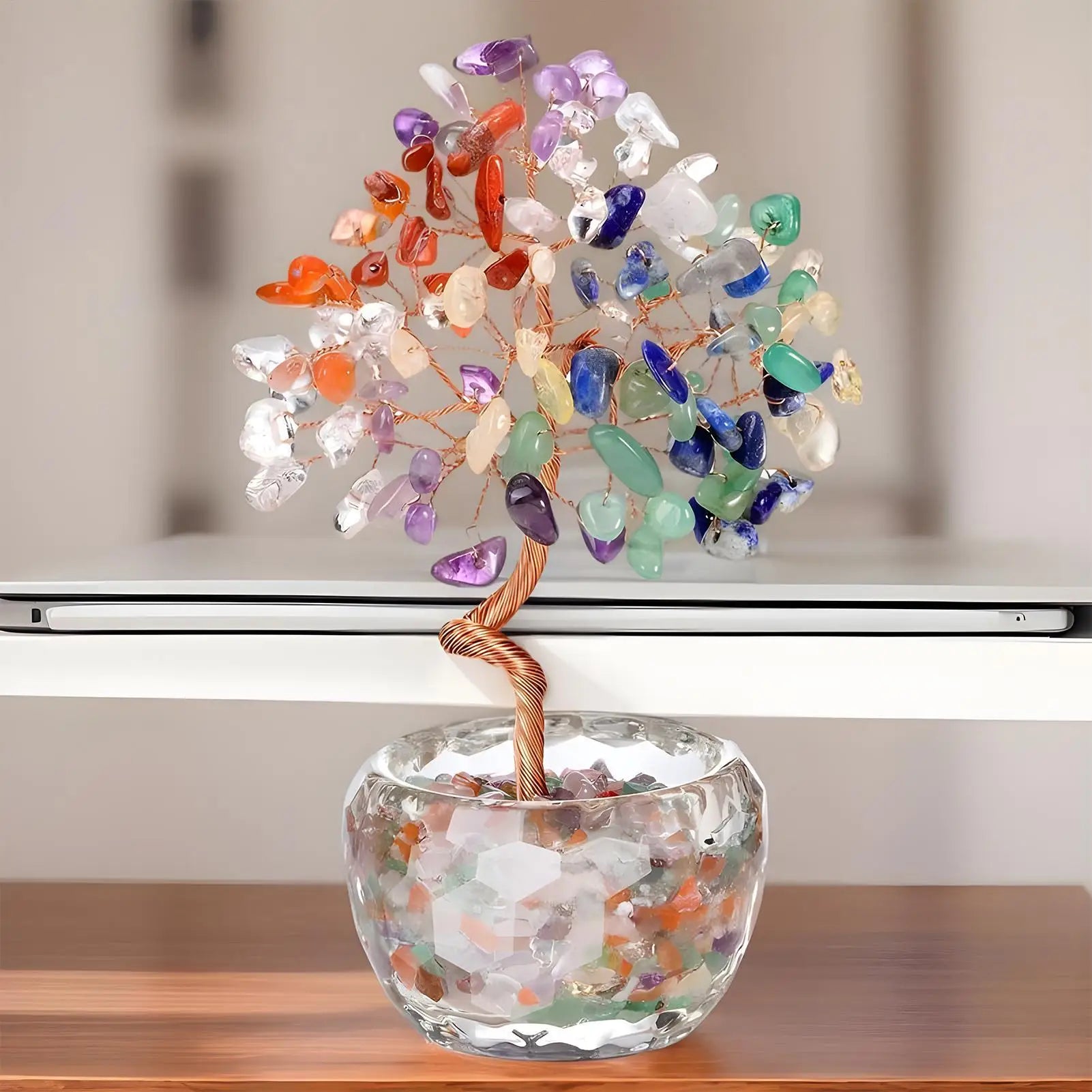 Handcrafted Amethyst Crystal Tree For Wealth