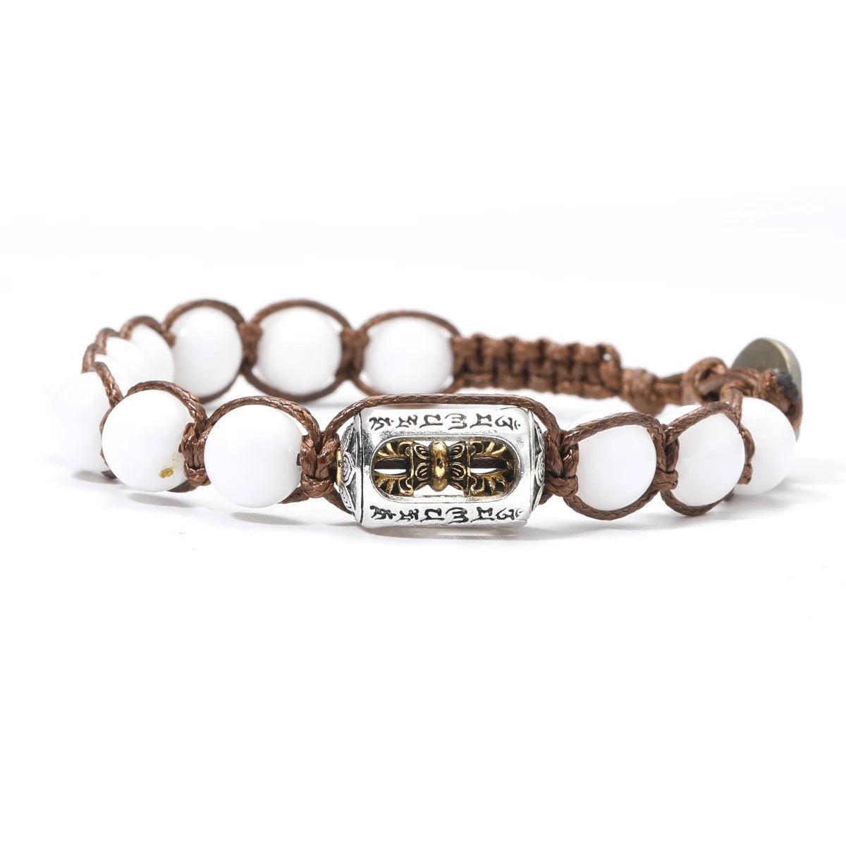 Handcrafted Chalcedony Sandalwood Healing Bracelet for Men