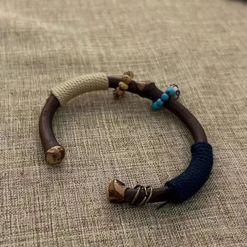 Tinkers Natural Chicken Blood Vine Adjustable Tibetan Bracelet -