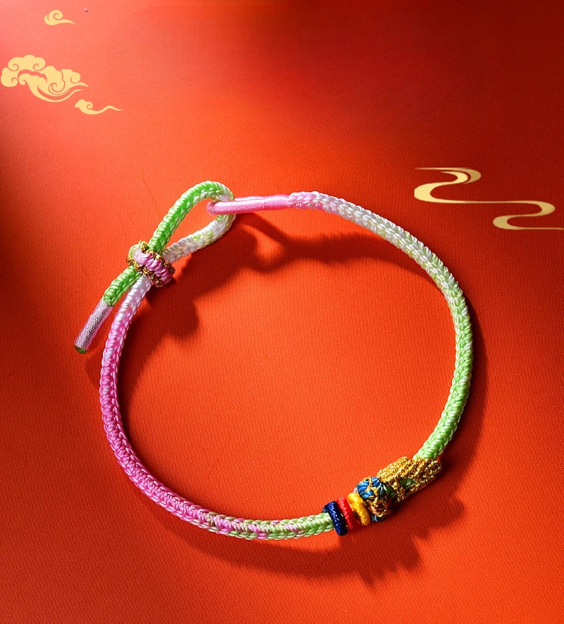 Tinkers Fashionable Buddhist Lucky Adjustable Rope Bracelet Couples -