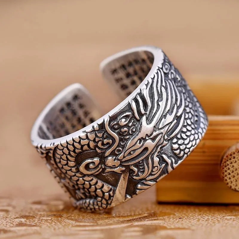 Tinkers Dragon Ring - Protection And Spiritual Energy