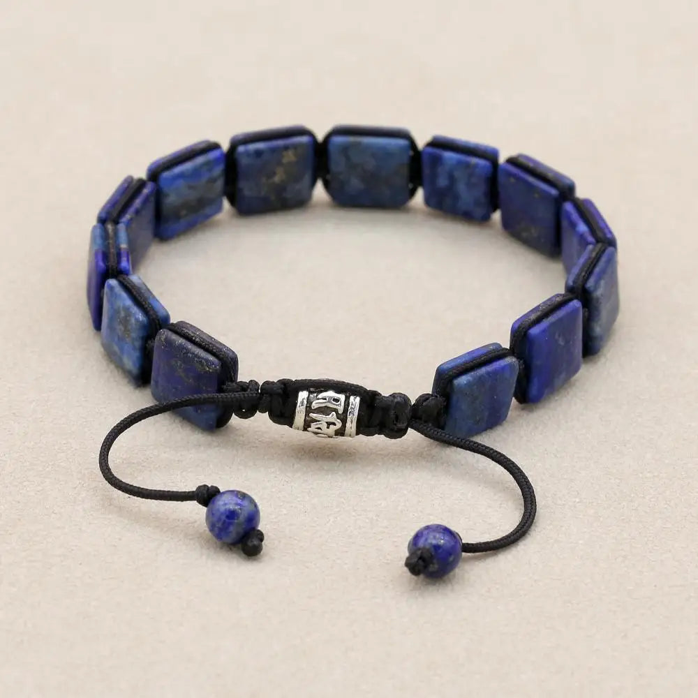 Natural Lapis Lazuli Bracelet Unisex Protection by Tinkers