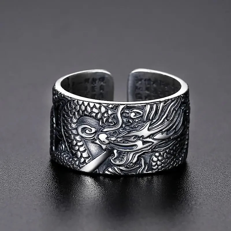 Tinkers Dragon Ring - Protection And Spiritual Energy
